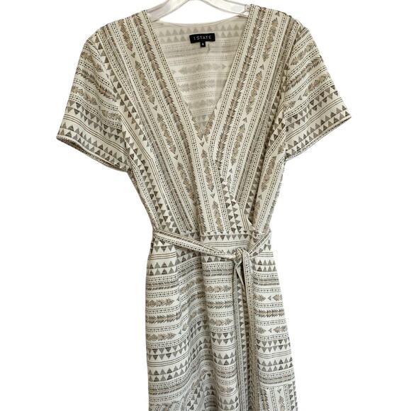 1. State Tribal Print Midi‎ Wrap Dress - 6 NWT - Picture 8 of 14